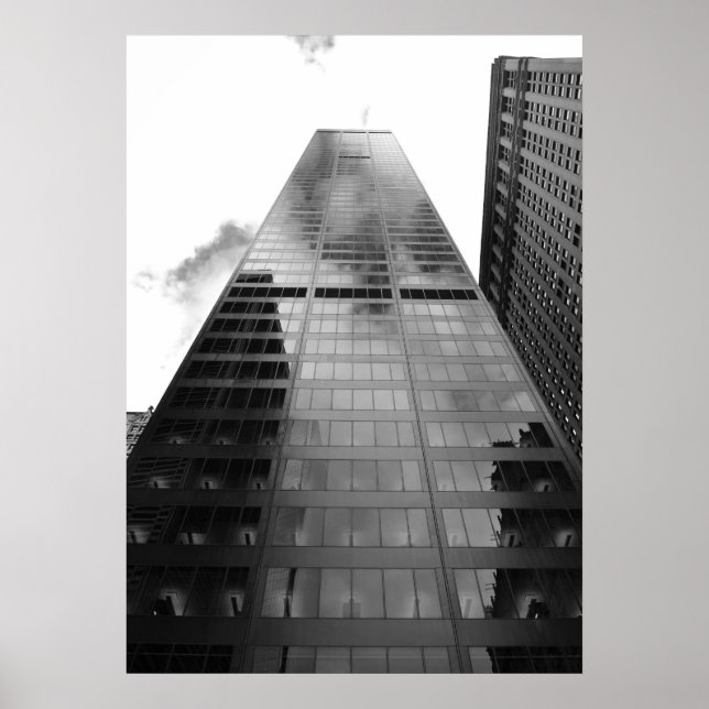 Póster Reflexión sobre rascacielos de Nueva York - Impres (Frente)
