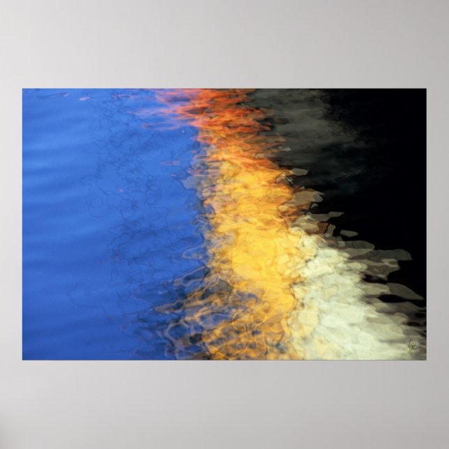 Póster Reflexiones acuosas (Frente)