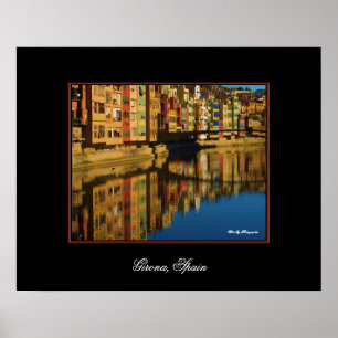 Póster Reflexiones coloridas en Girona, Poster de España