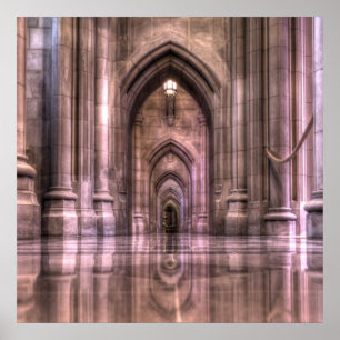 Póster Reflexiones de la Catedral Nacional de Washington