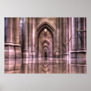 Póster Reflexiones de la Catedral Nacional de Washington