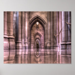 Póster Reflexiones de la Catedral Nacional de Washington