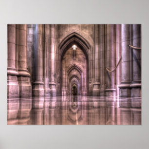 Póster Reflexiones de la Catedral Nacional de Washington