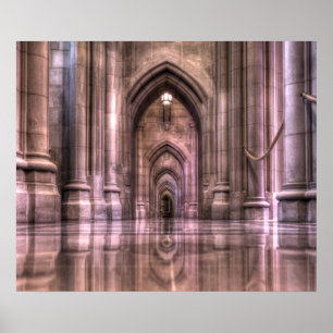 Póster Reflexiones de la Catedral Nacional de Washington