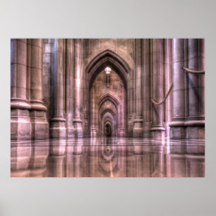 Póster Reflexiones de la Catedral Nacional de Washington