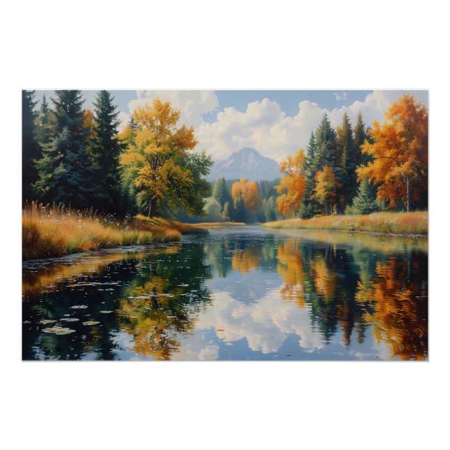 Póster Reflexiones de otoño (Anverso)