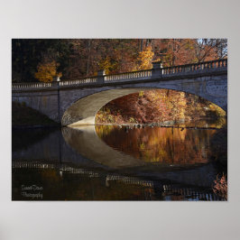 Póster Reflexiones de otoño en la finca de Vanderbilt