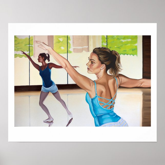 Póster Reflexiones de una bailarina #3 (Frente)