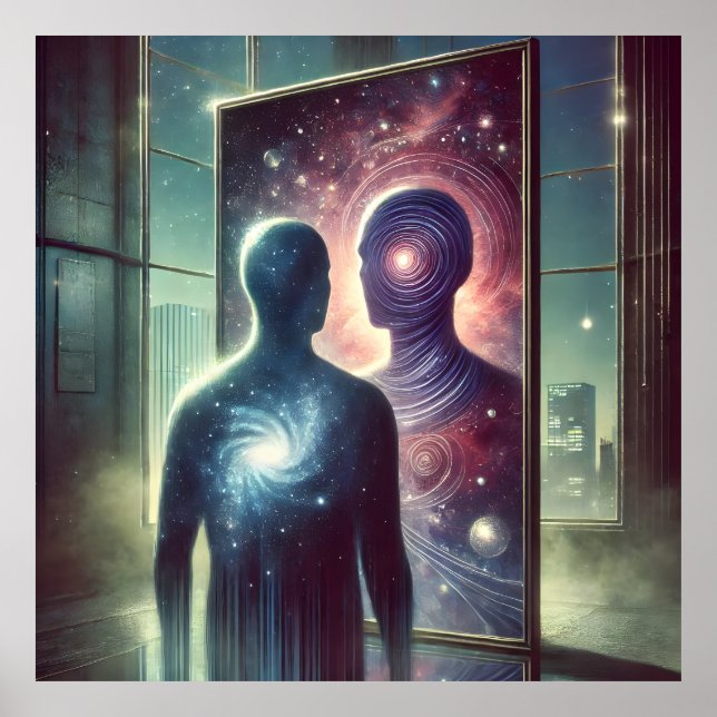 Póster Reflexiones del Cosmos - El universo interior (Frente)
