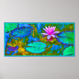Póster Reflexiones Elegantes Namaste Yoga Lotus
