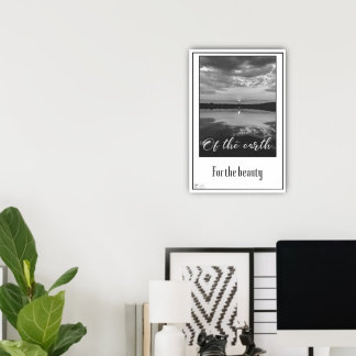 Póster Reflexiones en blanco y negro para el Poster de be