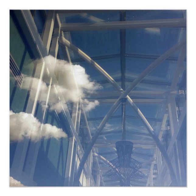 Póster reflexiones en la ventana (Anverso)