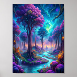 Póster "Reflexiones etéreas"