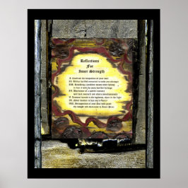 Póster Reflexiones para la fuerza interior