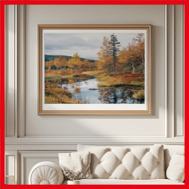 Póster Reflexiones ruska finlandesas de Serenade de otoño