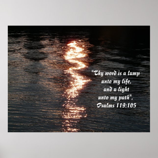 Póster Reflexiones sobre el agua/las escrituras (Frente)