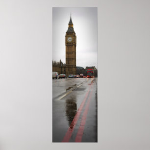 Póster Reflexiones sobre el Big Ben - Poster de Londres