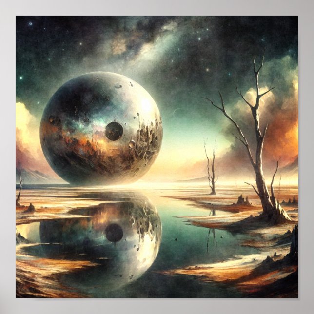 Póster Reflexiones sobre el caos (Frente)