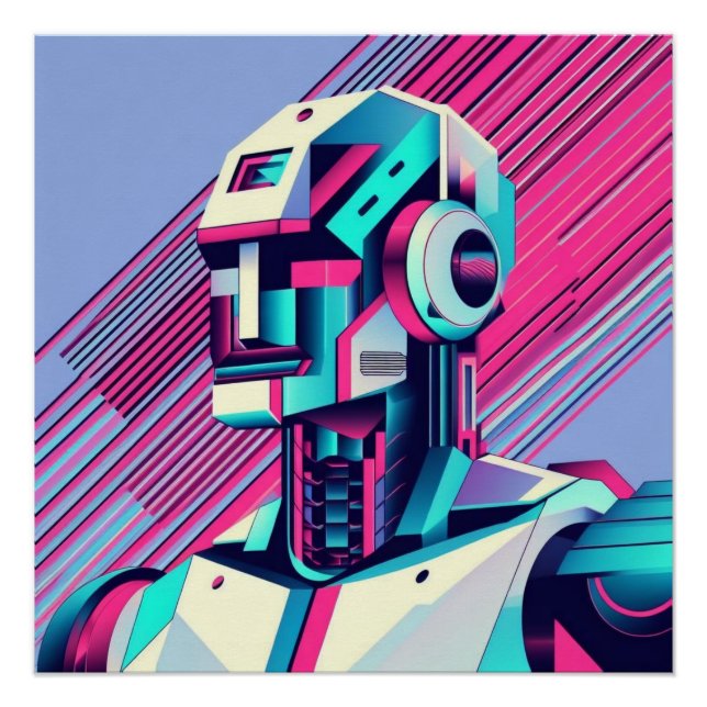 Póster Reflexiones sobre el ciberpunk (Anverso)