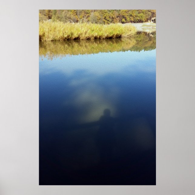 Póster Reflexiones sobre el lago (Frente)