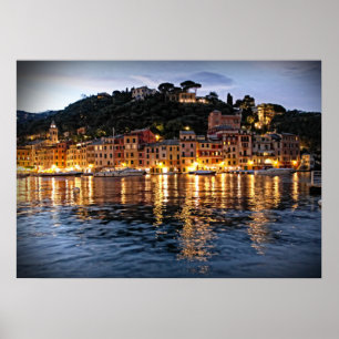 Póster Reflexiones sobre Portofino, Poster de Italia