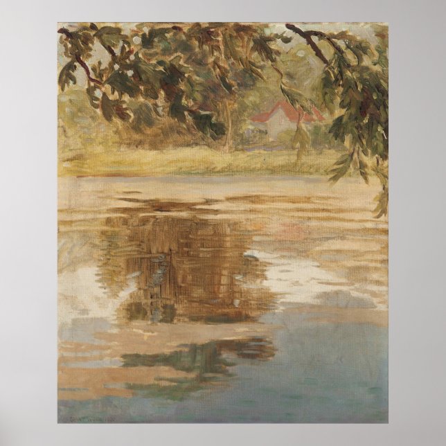 Póster Reflexiones, Ville d'Avray, 1920 (Frente)