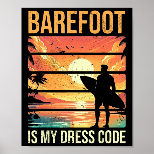 Póster Refoot Es Mi Código De Vestimenta Vacaciones De Pl (Frente)