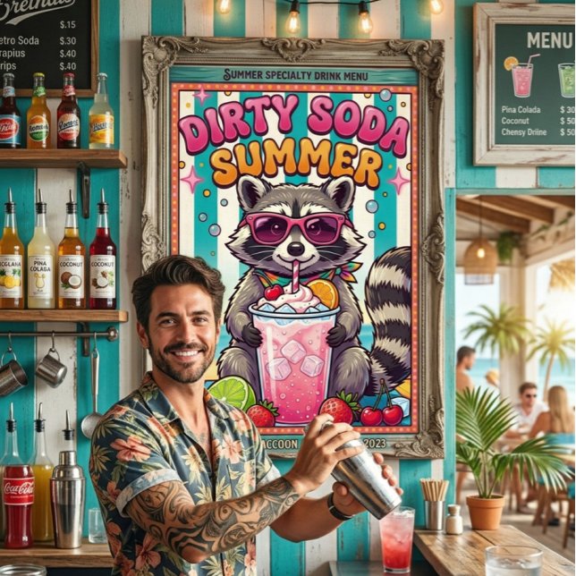 Póster Refresco Sucio de Verano  Bebida de Verano de Mapa (Subido por el creador)