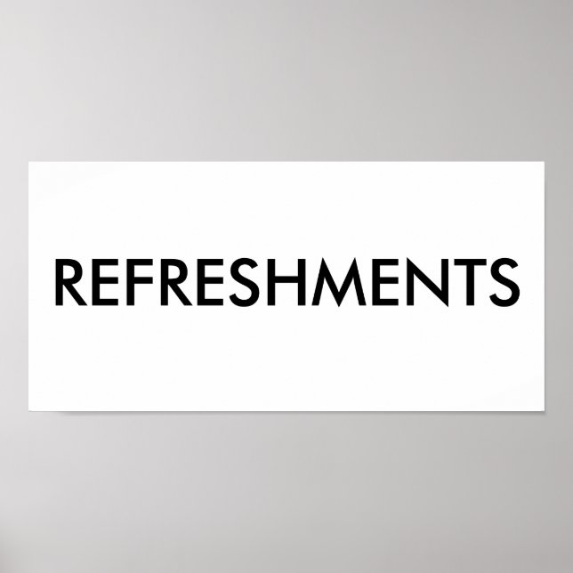 PÓSTER REFRESHMENTS (Frente)