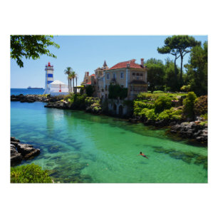 Póster Refrigeración fuera de Cascais Portugal