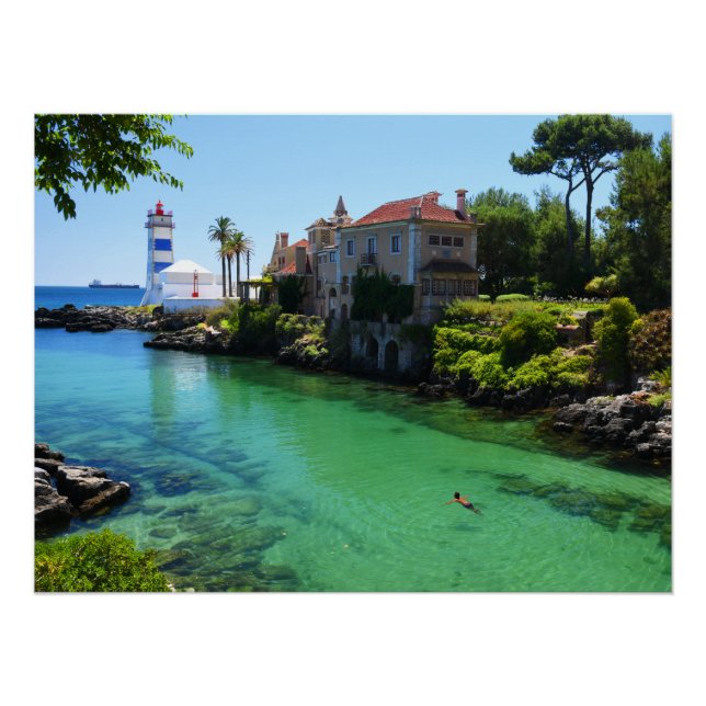 Póster Refrigeración fuera de Cascais Portugal (Anverso)