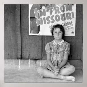 Póster Refugiado Inundado - 1939.