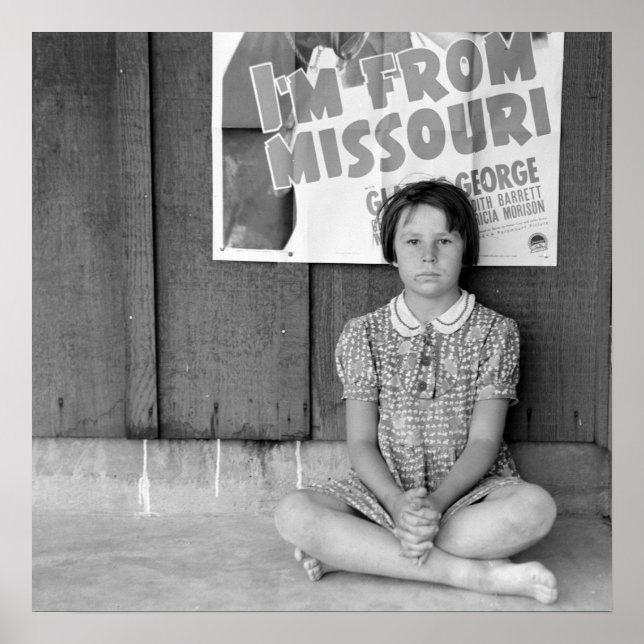 Póster Refugiado Inundado - 1939. (Frente)