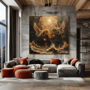 Póster Refugio Cósmico de Aves