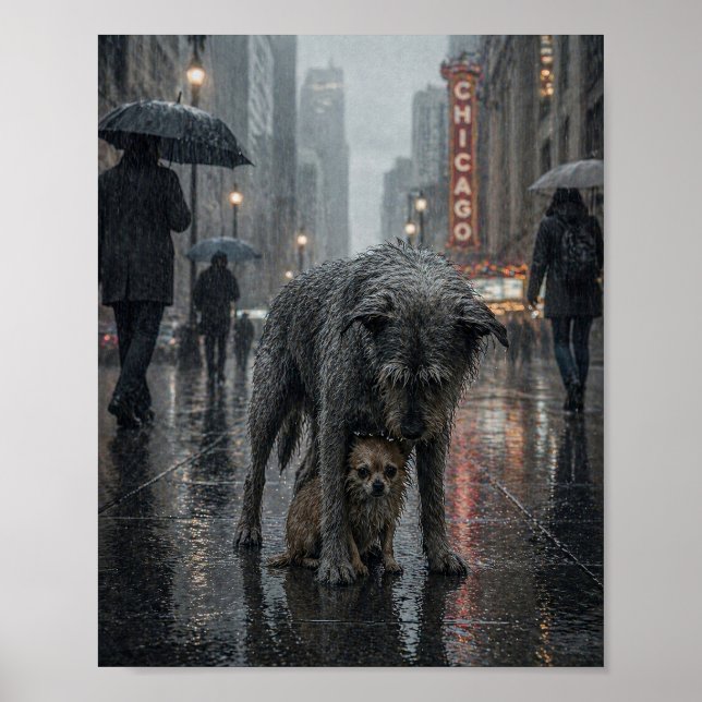 Póster Refugio en la Tormenta (Frente)
