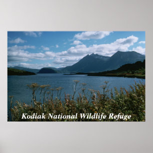 Póster Refugio Nacional de Vida Silvestre Kodiak