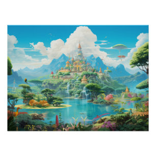 Póster Refugio tropical