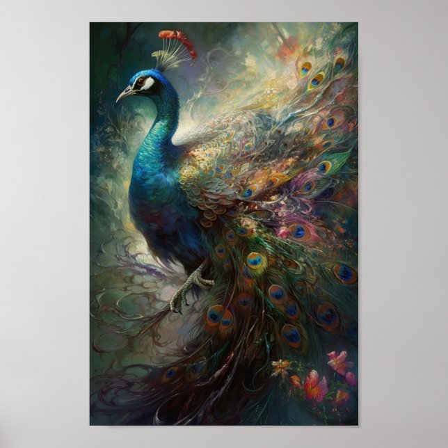 Póster Regal Beauty Peacock (Frente)