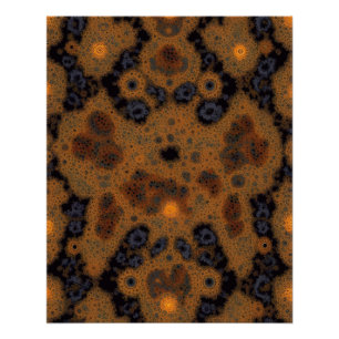 Póster Regal Choco Fractal Design