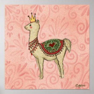 Póster Regal Little Llama