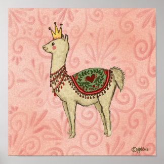 Póster Regal Little Llama