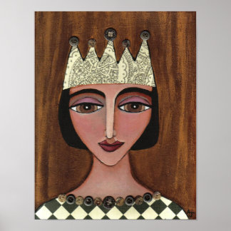 Póster Regal Queen Anna Maria - imprimir