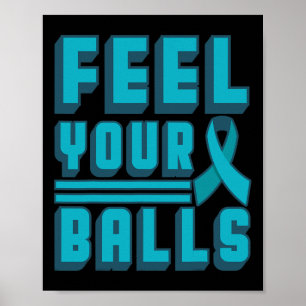 Póster Regala Día Mundial del Cáncer Cinta Azul Mamá
