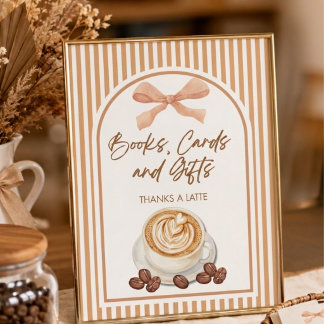 Póster Regalitos y Libros para Baby Is Brewing Coffee Bab