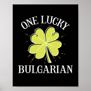 Póster Regalo búlgaro afortunado de San Patricio