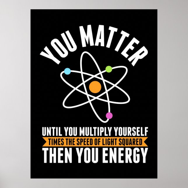 Póster Regalo científico | Ciencia Física (Frente)