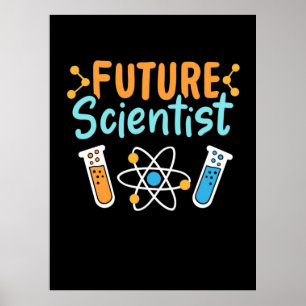 Póster Regalo científico Científico futuro