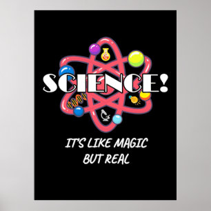 Póster Regalo científico La Ciencia Química Es Como La