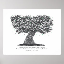 Póster Regalo conmemorativo, pésame por la pérdida del pa