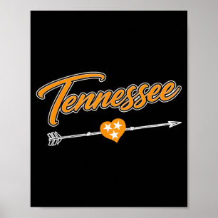 Póster Regalo Cute Tennessee Tn Tn Vintage Hombres Mujere